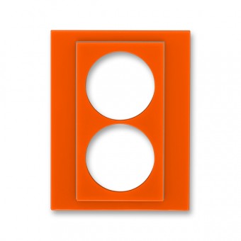ND5513H-A2223 66  Díl výměnný pro kryt zásuvky dvojnásobné, oranžová